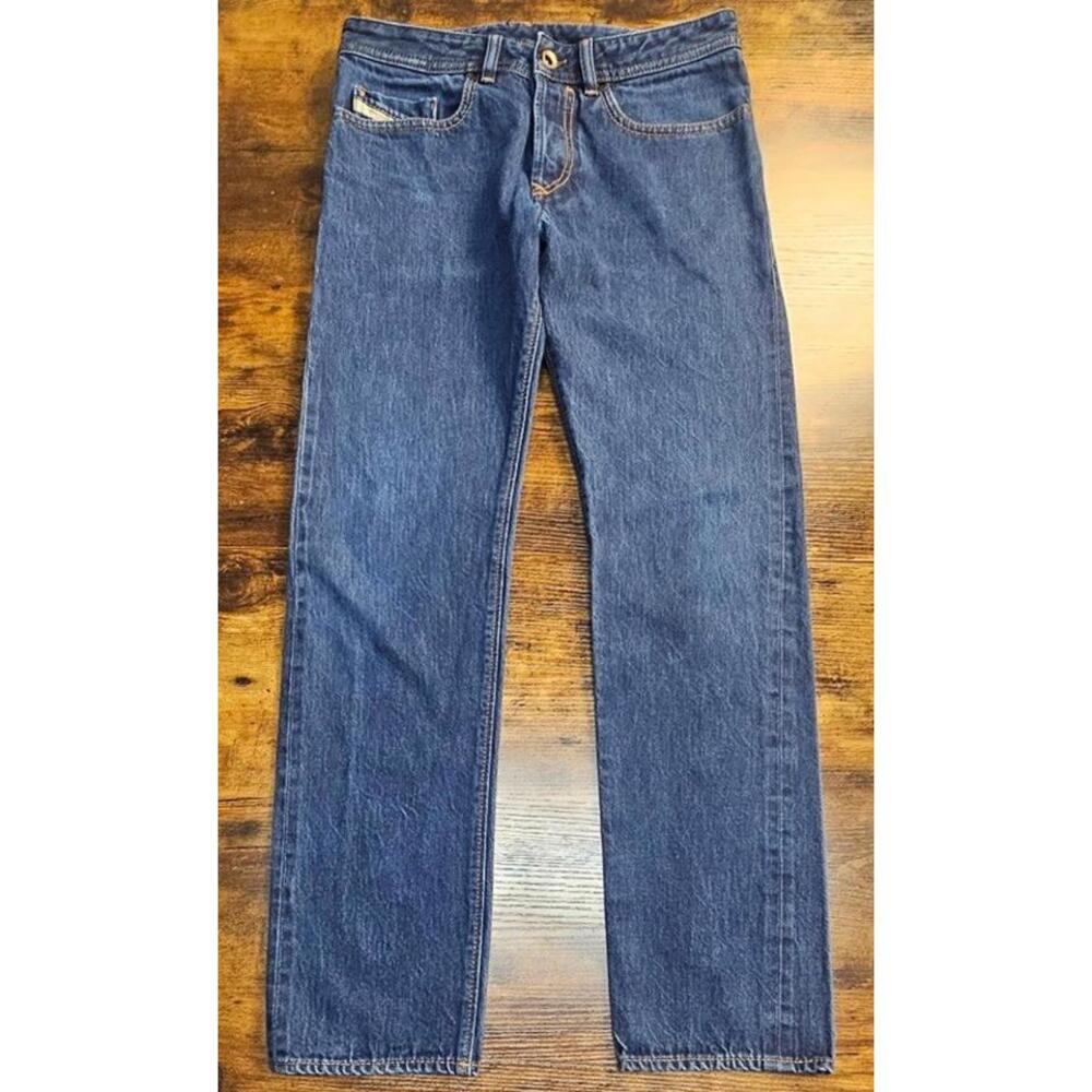 Diesel Industry Buster Regular Slim‎ Tapered Jeans Mens Blue Denim Size 29x30